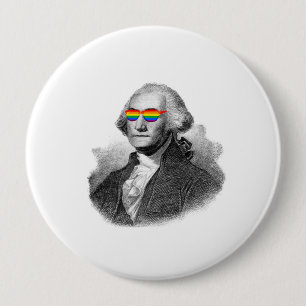 George Washington Pride Ronde Button 4,0 Cm