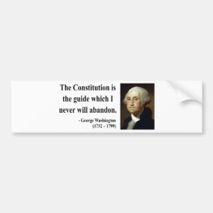 George Washington Quote 4b Bumpersticker
