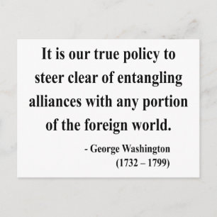 George Washington Quote 5a Briefkaart
