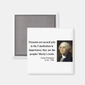 George Washington Quote 6b Magneet (Voorkant / Achterkant)