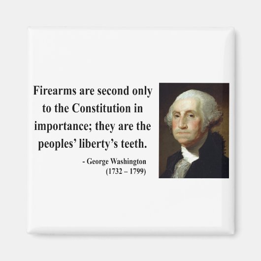 George Washington Quote 6b Magneet (Voorkant)