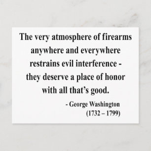 George Washington Quote 7a Briefkaart