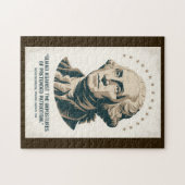 George Washington Quote American President Art Legpuzzel (Horizontaal)
