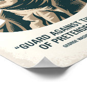 George Washington Quote American President Art Poster (Hoek)