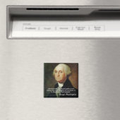 George Washington Quote "Associate with..." Magneet (Insitu (Vaatwasser))