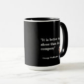 George Washington Quote over Bad Company Mok (Voorkant rechts)