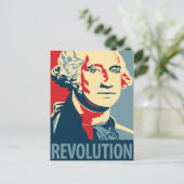 George Washington - révolution : Carte postale (Debout devant)