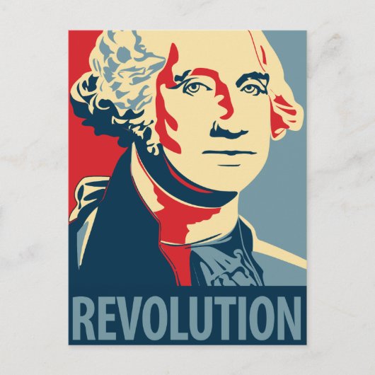 George Washington - révolution : Carte postale (Devant)
