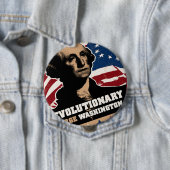 George Washington Revolutionaire Button (In situ)