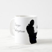 George Washington, ROCHES ! ! ! Tasse de café (Devant gauche)