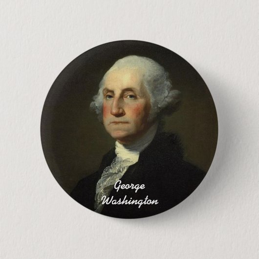 George Washington Ronde Button 5,7 Cm (Voorkant)