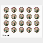George Washington Ronde Sticker (Vel)