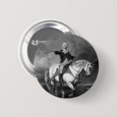 George Washington Salute-knop Ronde Button 5,7 Cm (Voorkant /achterkant)