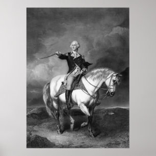 George Washington Salute poster/print Poster