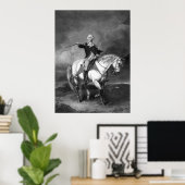 George Washington Salute poster/print Poster (Thuiskantoor)