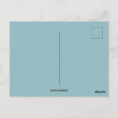 George Washington te paard Briefkaart (Achterkant)