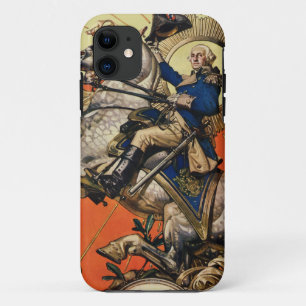 George Washington te paard iPhone 11 Hoesje