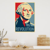 George Washington : Une affiche parodique pour Oba (Cuisine)