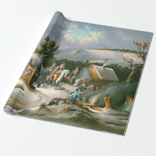 George Washington Vintage Kerst inpakpapier