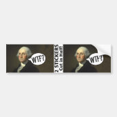 George Washington WTF - 2 autocollants (Devant)