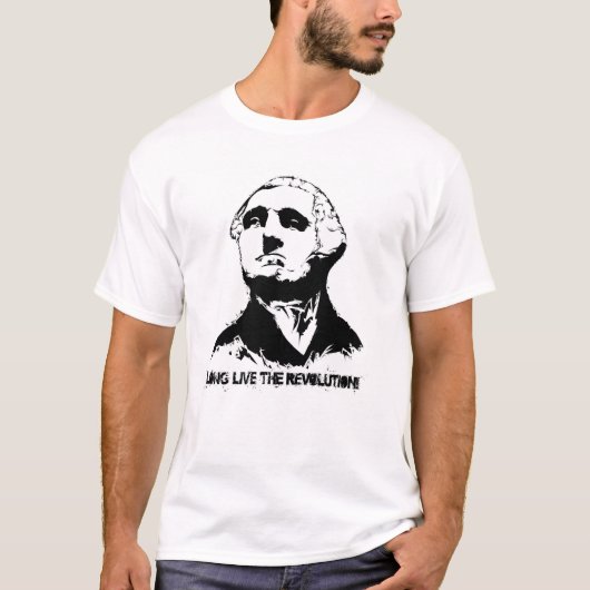 George Washington zwart T-shirt (Voorkant)