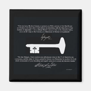 George Washington's Liberty Key Magnet Magneet