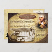George Washington's Teeth (Dentures) Briefkaart (Voorkant / Achterkant)