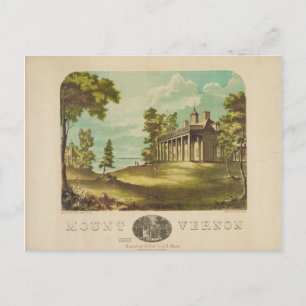 George Washinton's Home Mount Vernon door F. Colli Briefkaart