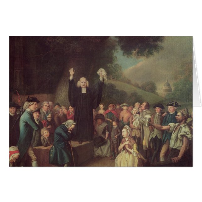 George Whitefield preken (Voorkant Horizontaal)