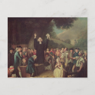 George Whitefield preken Briefkaart
