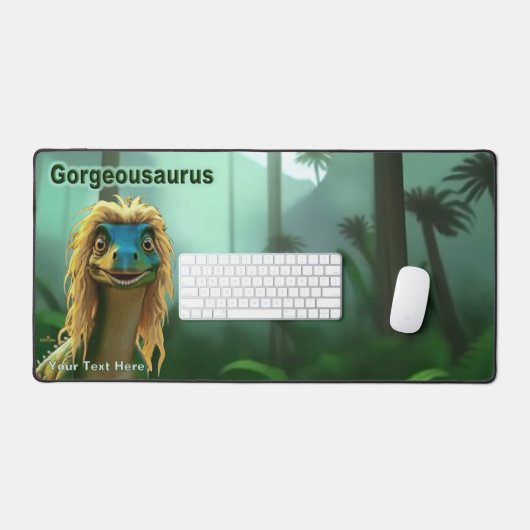 Georgeousaurus Blond Dinosaur (Clavier et souris)