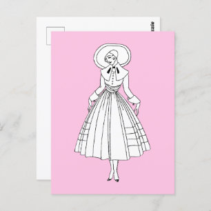 Georges Barbier, Mode uit de jaren twintig Briefkaart