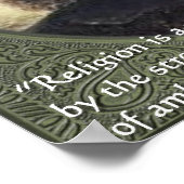 Georges Bidet Religion Exploits Citation Poster (Coin)