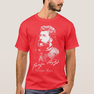 Georges Bizet Franse componist Klassieke Muziek T-shirt