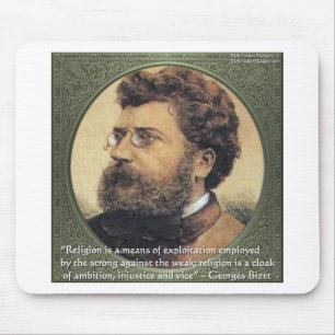 Georges Bizet Religie Schaamte Citaat Geschenken & Muismat