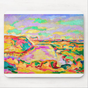 Georges Braque Landscape nabij Antwerpen Muismat