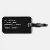 Georges de la Tour - Cheat with Ace of Diamonds Bagagelabel (Achterkant horizontaal)