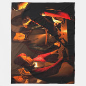 Georges de la Tour - de Dices-spelers Fleece Deken (Voorkant)