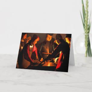 Georges de la Tour - de Dices-spelers Kaart