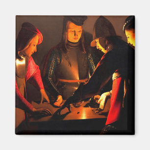 Georges de la Tour - de Dices-spelers Magneet
