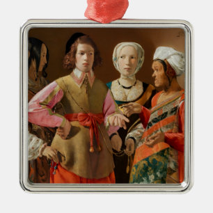 Georges de la Tour - The Fortune Teller Metalen Ornament