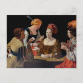 Georges de la Tour - Valsspeler met de ruitenaas Briefkaart (Voorkant)