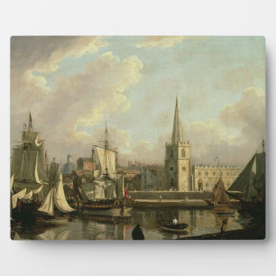 George's Dock Basin, Liverpool, 1797 (olie op canv Fotoplaat
