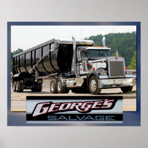 George's Salvage Truck Poster