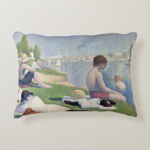 Georges Seurat - Bathers te Asnieres Accent Kussen