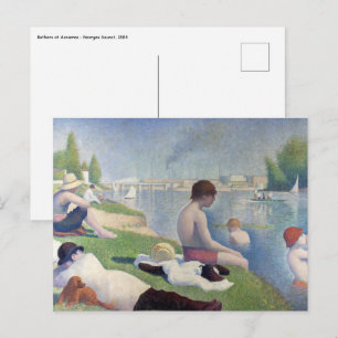 Georges Seurat - Bathers te Asnieres Briefkaart