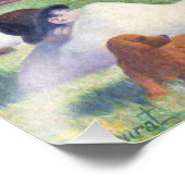 Georges Seurat - Bathers te Asnieres Foto Afdruk (Hoek)