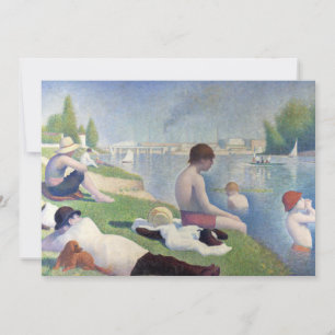 Georges Seurat - Bathers te Asnieres Kaart