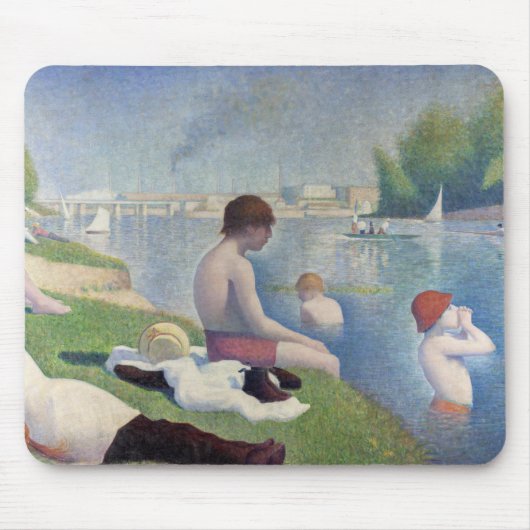 Georges Seurat - Bathers te Asnieres Muismat (Voorkant)
