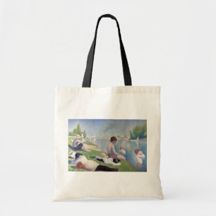 Georges Seurat - Bathers te Asnieres Tote Bag